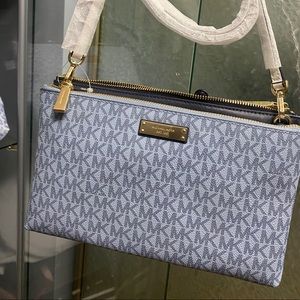 Michael Kors double zip crossbody